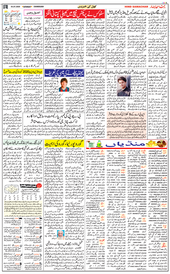 Chandigarh 2020-07-04