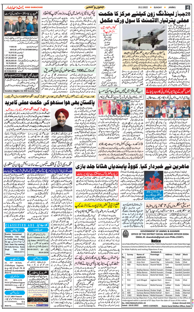 Jammu 2022-02-20