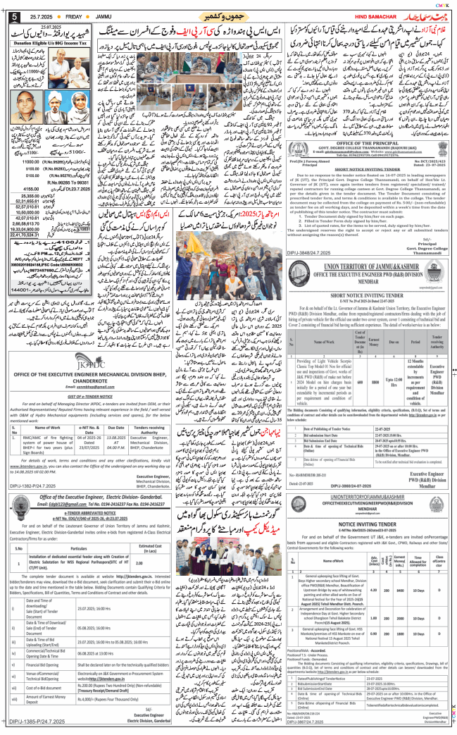 Jammu 2025-07-25