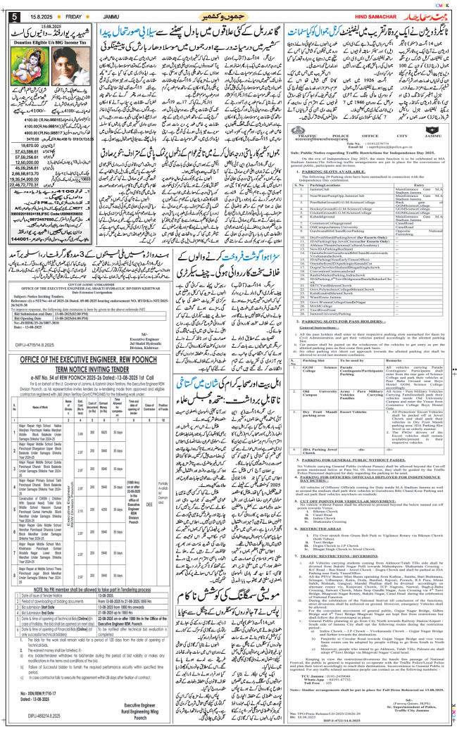 Jammu 2025-08-15