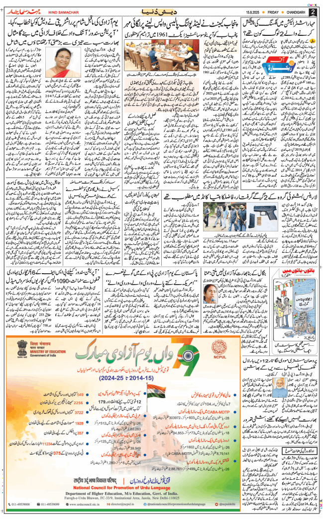 Chandigarh 2025-08-15