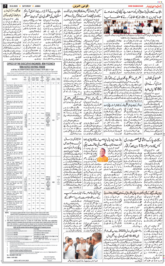 Jammu 2025-09-20