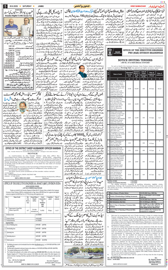 Jammu 2025-09-20
