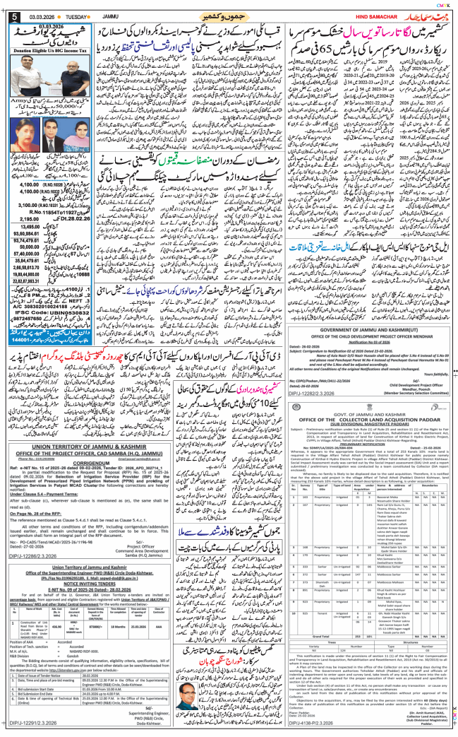 Jammu 2026-03-03