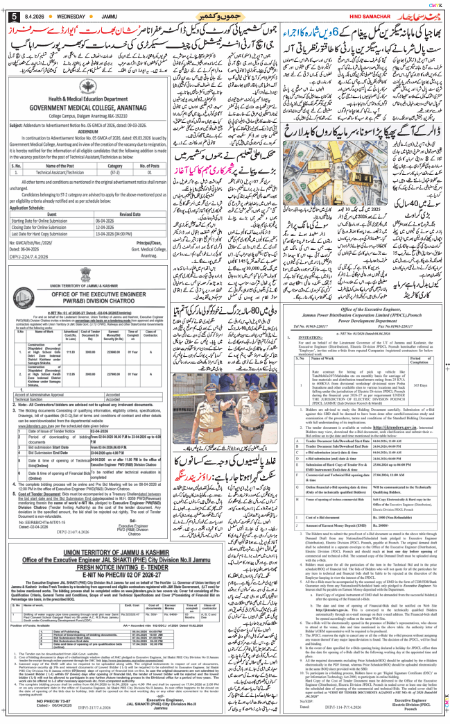 Jammu 2026-04-08