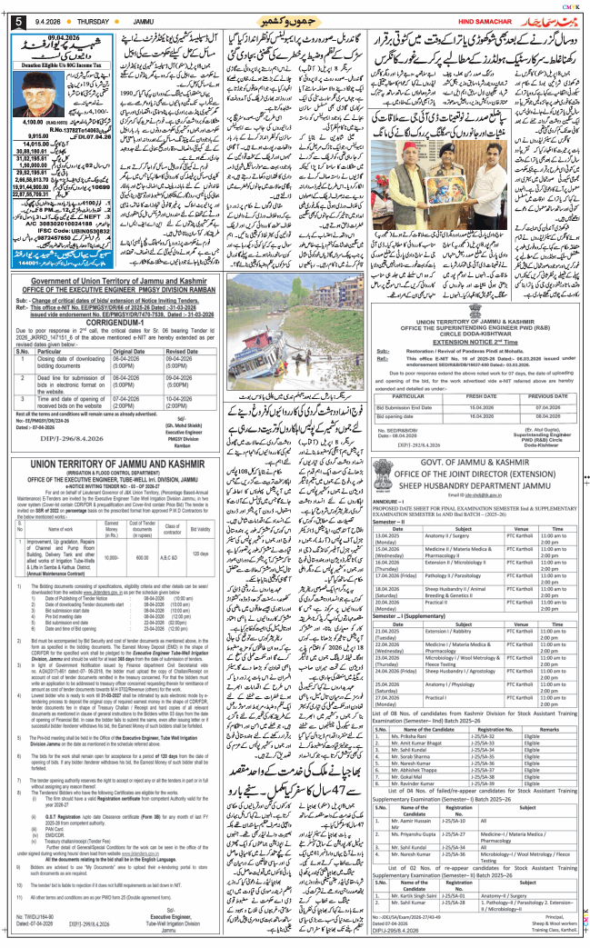 Jammu 2026-04-09