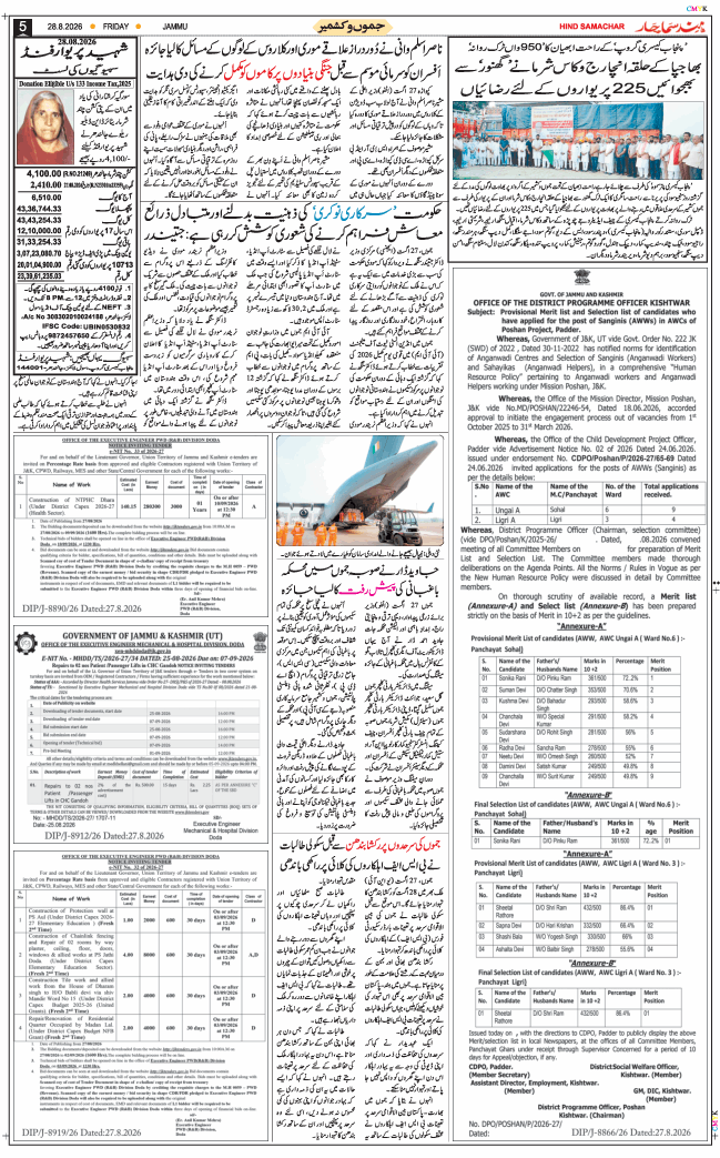 Jammu 2026-08-28