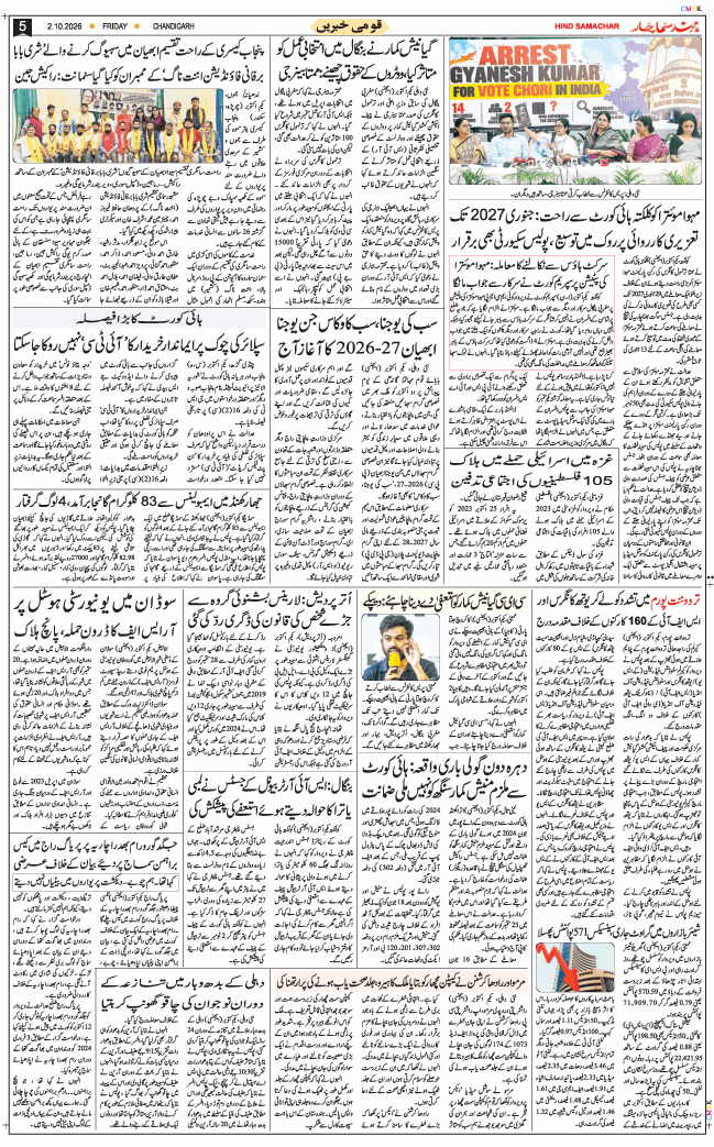 Chandigarh 2026-10-02